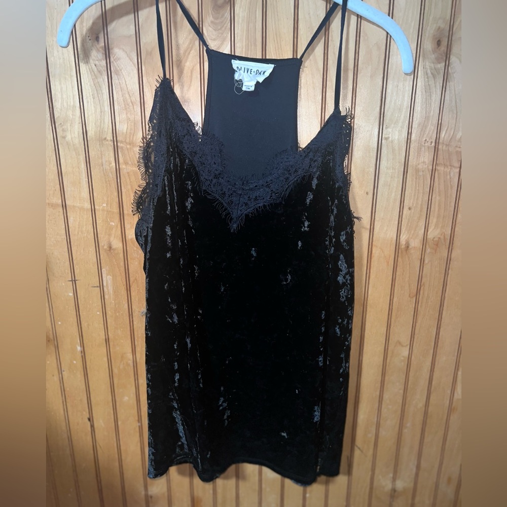 Velvet tank top